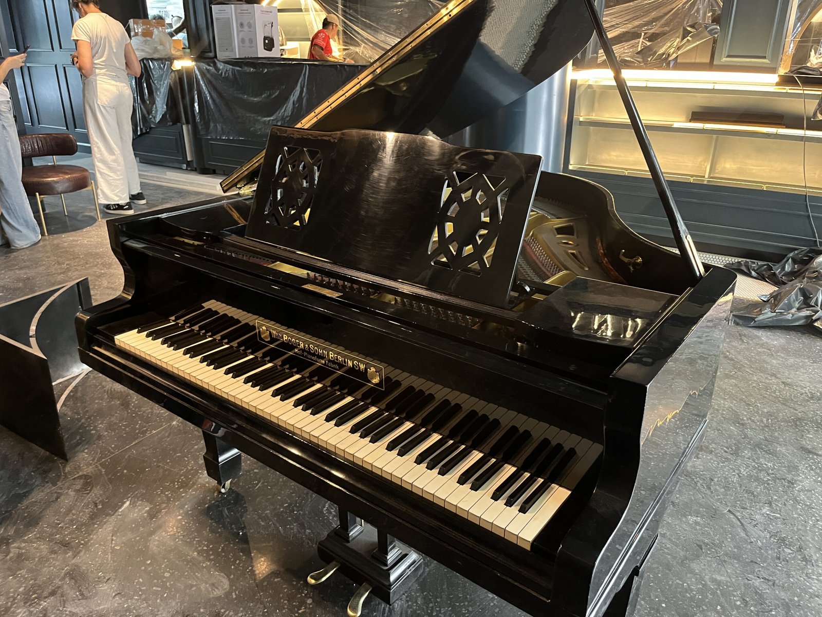 (VENDIDO) Piano de 1/4 cola Wilh Boger & Sohn alemán