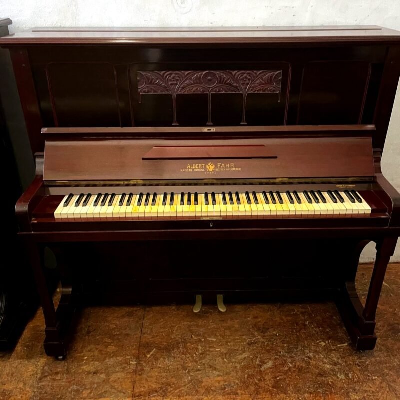 Piano vertical Albert Fahr – Fabricación alemana