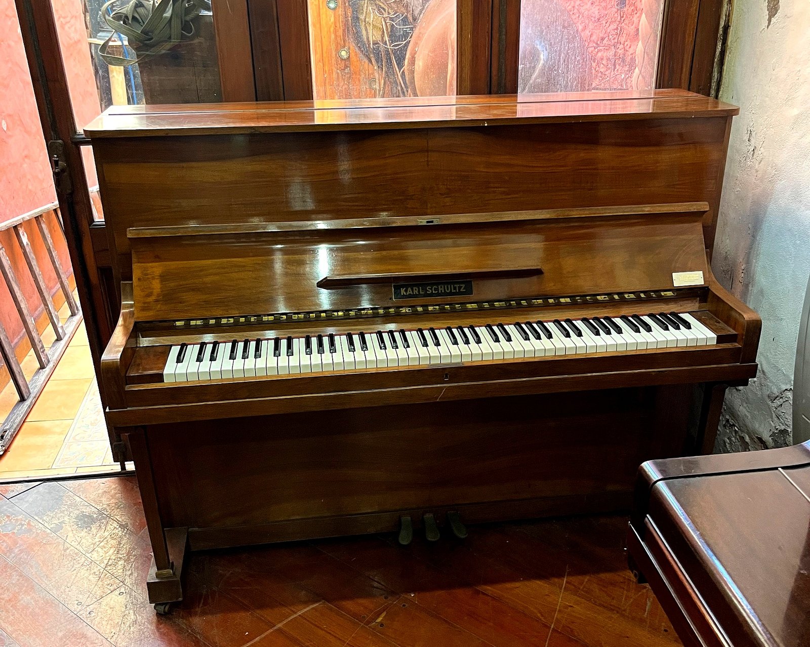 (VENDIDO) Piano vertical Otto Thein alemán