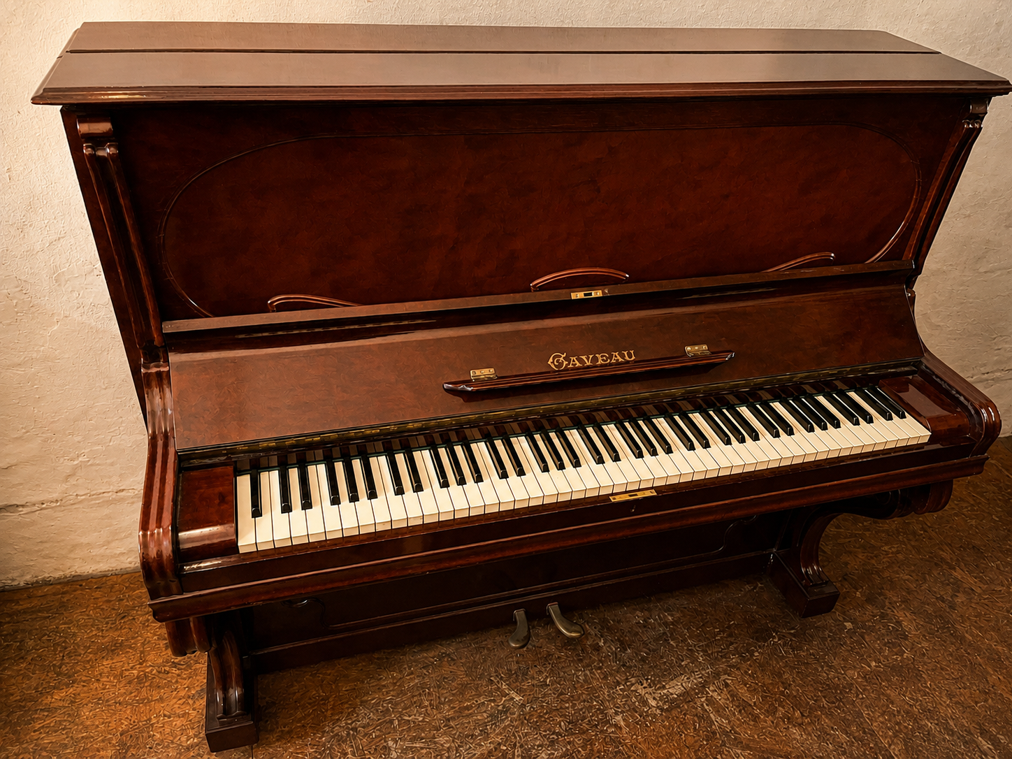 Piano vertical Gaveau francés