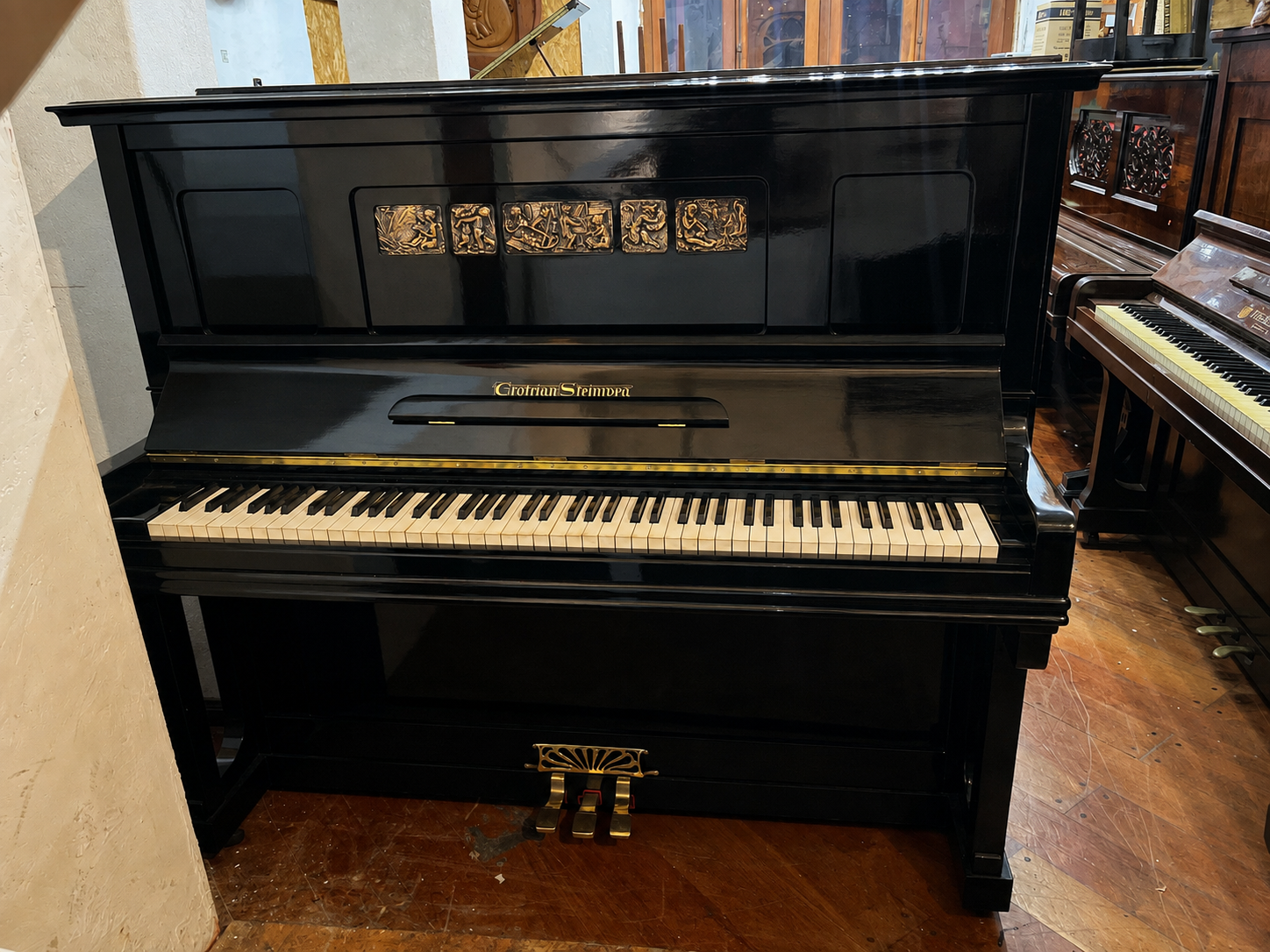 Piano vertical Grotrian Steinweg alemán - Image 3