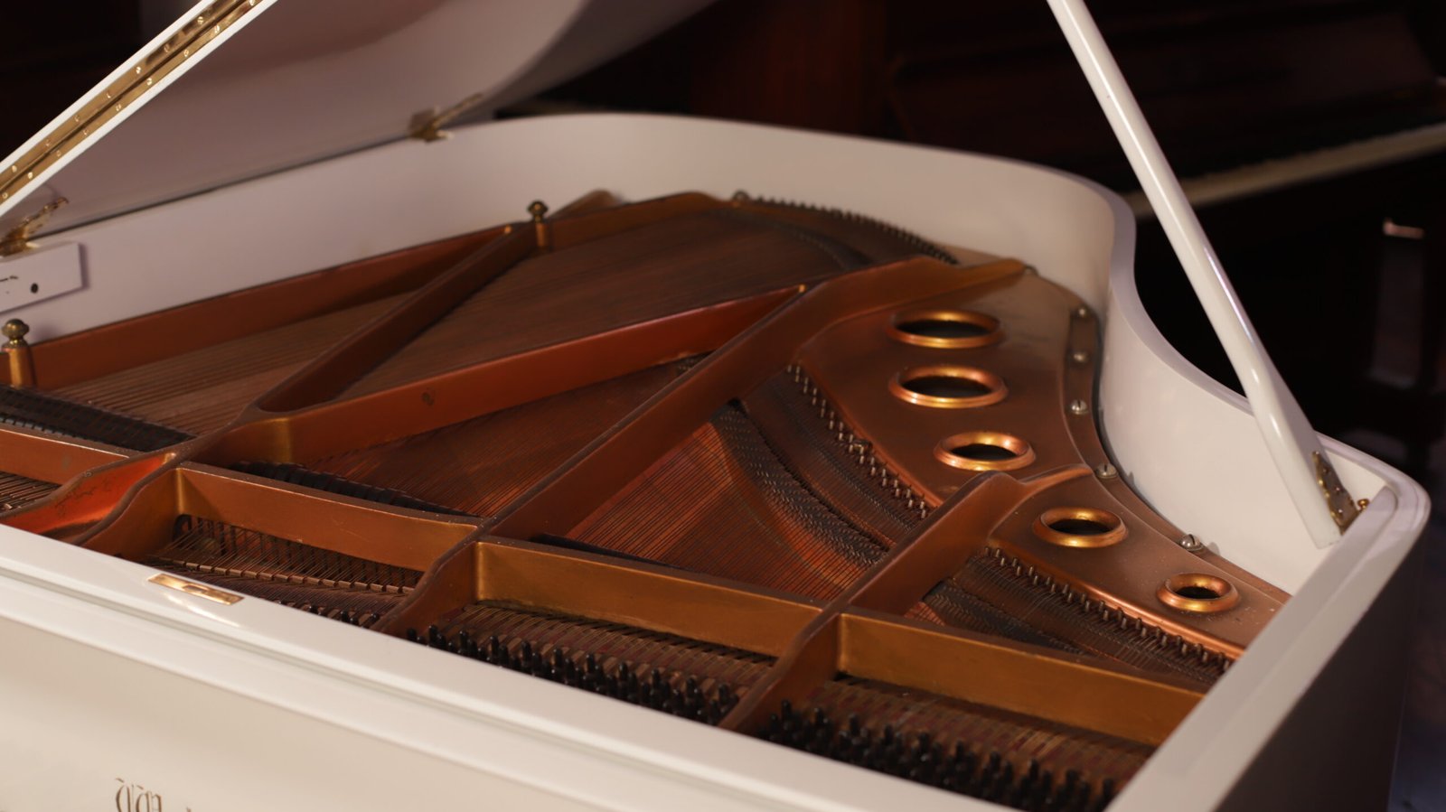 Piano de cola Weber – Color Blanco - Imagen 3